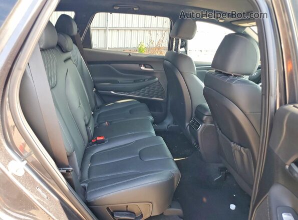 5NMS5DAL6NH449586 2022 HYUNDAI SANTA Black Rear interior view