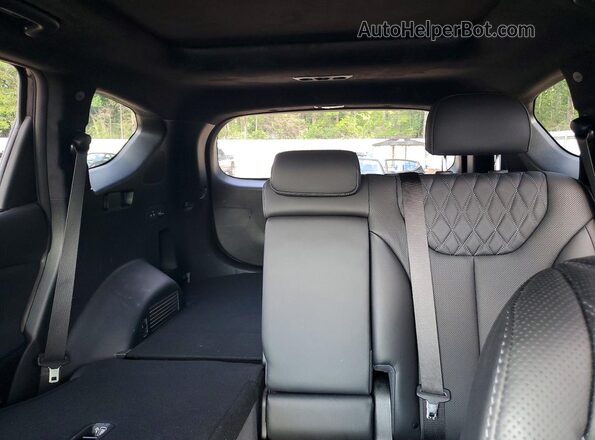 5NMS5DAL6NH449586 2022 HYUNDAI SANTA Black Rear seats view