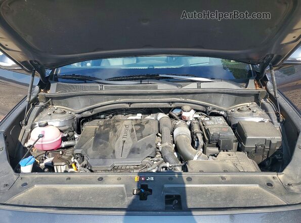 5NMS5DAL6NH449586 2022 HYUNDAI SANTA Black Engine compartment view