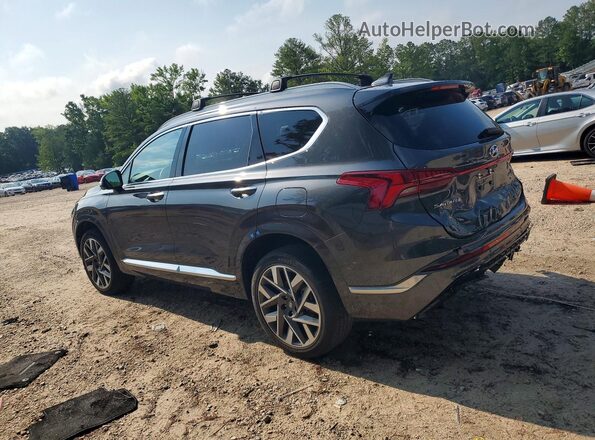 5NMS5DAL6NH449586 2022 HYUNDAI SANTA Black Rear left