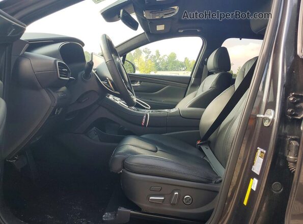 5NMS5DAL6NH449586 2022 HYUNDAI SANTA Black Front interior view