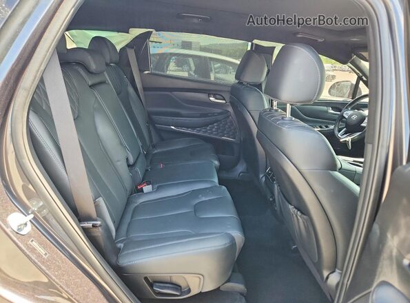 5NMS5DAL6PH619612 2023 HYUNDAI SANTA Gray Rear seats view