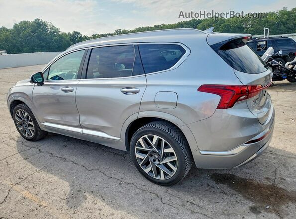 5NMS5DAL7MH365646 2021 HYUNDAI SANTA Silver Tył lewy