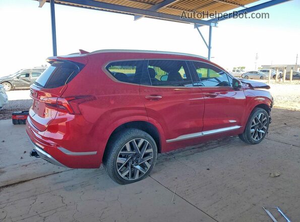5NMS5DAL8PH512335 2023 HYUNDAI SANTA Red Trasero derecho