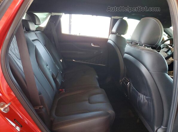 5NMS5DAL8PH512335 2023 HYUNDAI SANTA Red Vista interior trasera