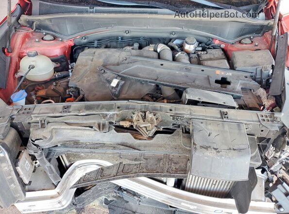 5NMS5DAL8PH512335 2023 HYUNDAI SANTA Red Vista del compartimento del motor