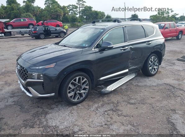 5NMS5DAL9PH576982 2023 HYUNDAI SANTA FE Gray Առջևի ձախ երեք քառորդ տեսարան