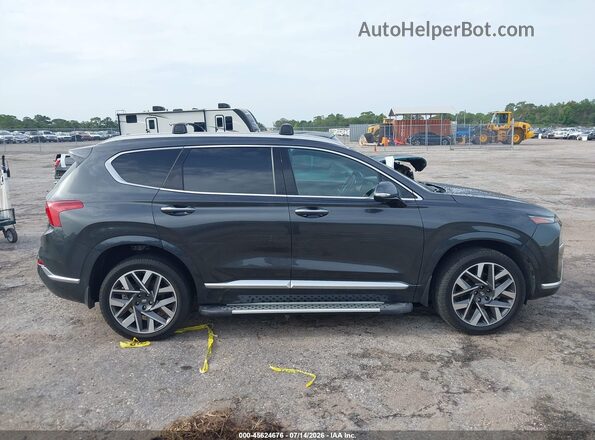 5NMS5DAL9PH576982 2023 HYUNDAI SANTA FE Gray Սալոնի հետևի տեսք