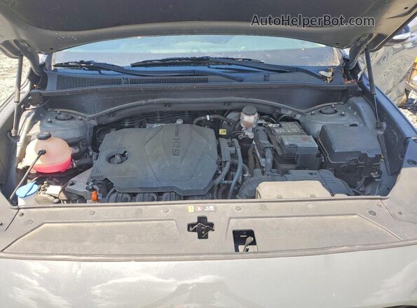 5NMS64AJ0NH437414 2022 HYUNDAI SANTA Серебряный Вид задней части салона