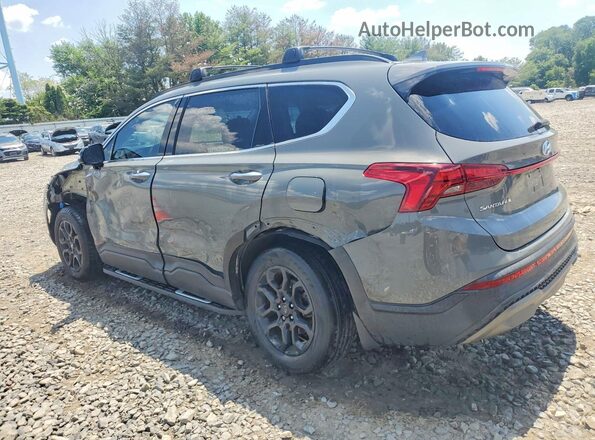 5NMS64AJ0NH437414 2022 HYUNDAI SANTA Серебряный Задняя левая четверть