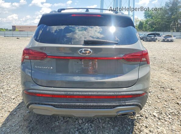 5NMS64AJ0NH437414 2022 HYUNDAI SANTA Серебряный Вид сзади