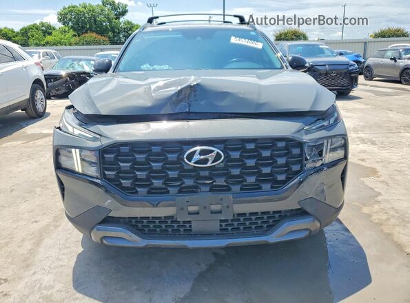 5NMS64AJ1NH427281 2022 HYUNDAI SANTA Black Front view