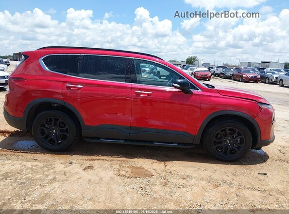 5NMS64AJ1PH493915 2023 HYUNDAI SANTA FE Red Rear interior view