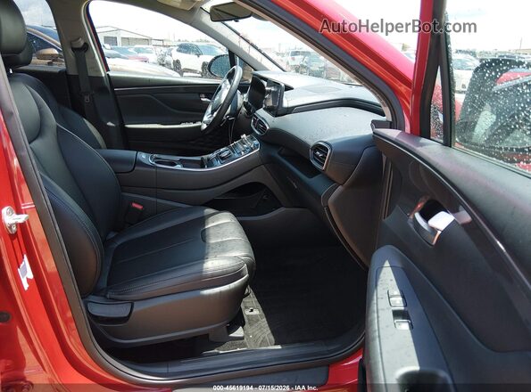 5NMS64AJ1PH493915 2023 HYUNDAI SANTA FE Red Front interior view