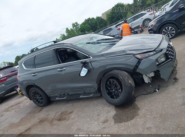 5NMS64AJ3NH433499 2022 HYUNDAI SANTA FE Gray ხელსაწყოთა პანელის ხედი