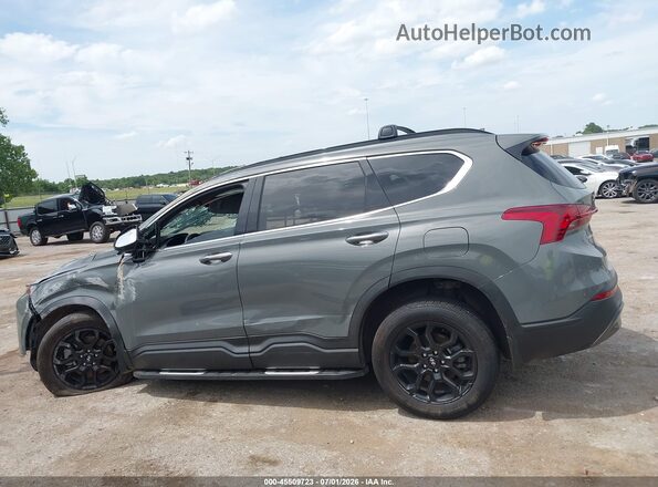 5NMS64AJ3NH433499 2022 HYUNDAI SANTA FE Gray უკანა სალონის ხედი