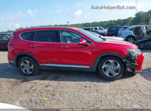 5NMS64AJ4MH301303 2021 HYUNDAI SANTA FE Red უკანა სალონის ხედი