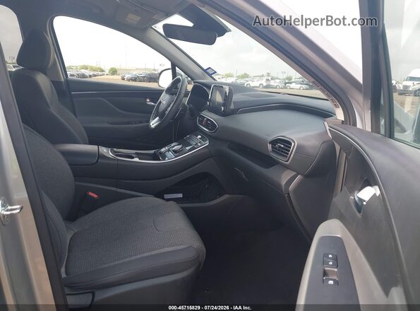 5NMS64AJ4MH343048 2021 HYUNDAI SANTA FE Silver Widok wnętrza z przodu