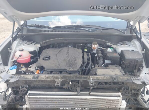 5NMS64AJ4MH343048 2021 HYUNDAI SANTA FE Silver Widok z tyłu