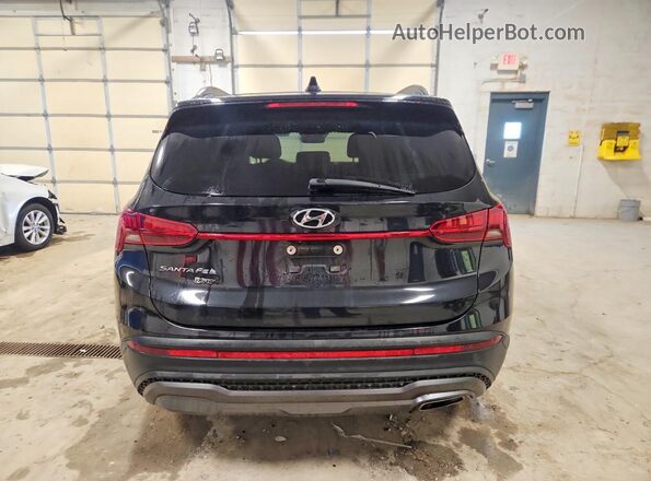 5NMS64AJ4PH575850 2023 HYUNDAI SANTA Черный Вид сзади