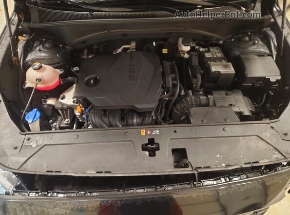 5NMS64AJ4PH575850 2023 HYUNDAI SANTA Черный Вид подкапотного пространства