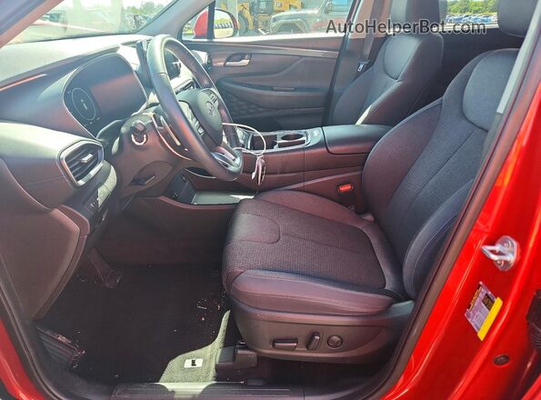 5NMS64AJ6MH361891 2021 HYUNDAI SANTA Red Vista interior delantera