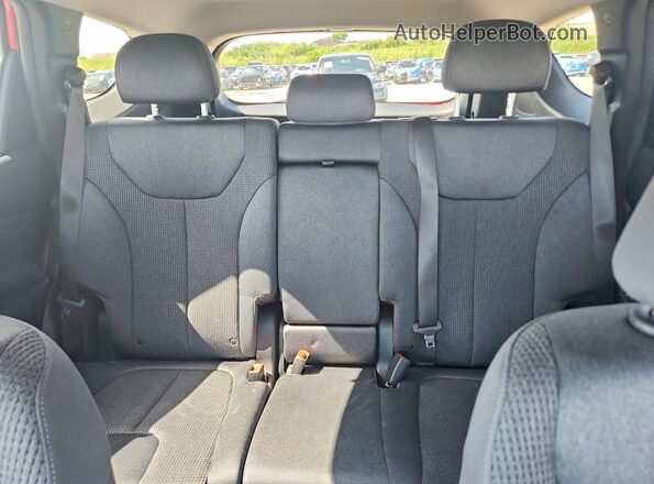 5NMS64AJ6MH361891 2021 HYUNDAI SANTA Red Vista de los asientos traseros
