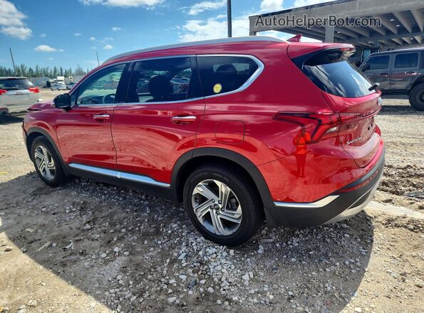 5NMS64AJ6MH361891 2021 HYUNDAI SANTA Red Trasero izquierdo