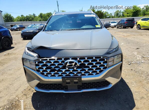 5NMS64AJ7MH343772 2021 HYUNDAI SANTA Серебряный Вид спереди