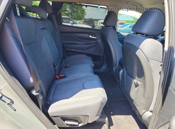 5NMS64AJ7MH343772 2021 HYUNDAI SANTA Серебряный Вид задней части салона