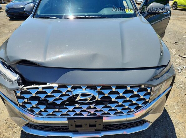 5NMS64AJ7MH343772 2021 HYUNDAI SANTA Серебряный Вид подкапотного пространства