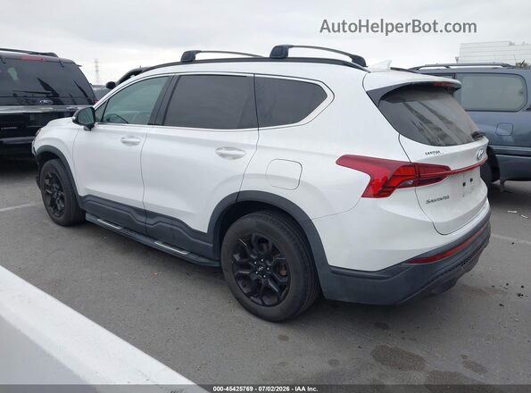 5NMS64AJ8NH421090 2022 HYUNDAI SANTA FE White უკანა მარცხენა
