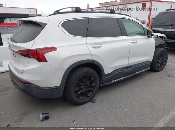 5NMS64AJ8NH421090 2022 HYUNDAI SANTA FE White უკანა მარჯვენა