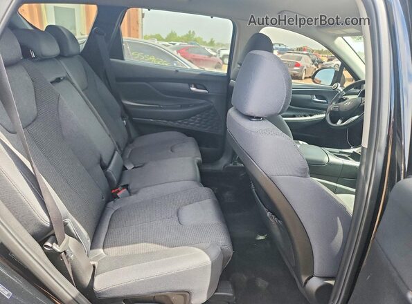 5NMS6DAJ0MH371350 2021 HYUNDAI SANTA Black Rear seats view