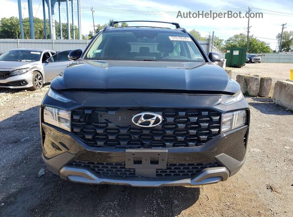 5NMS6DAJ0NH438174 2022 HYUNDAI SANTA Black Вид спереду
