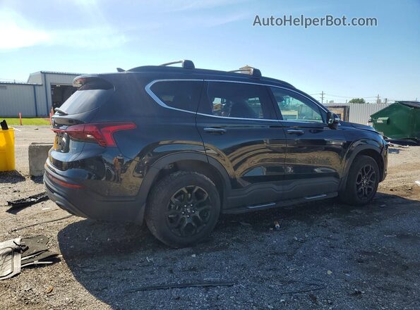 5NMS6DAJ0NH438174 2022 HYUNDAI SANTA Black Задня права чверть