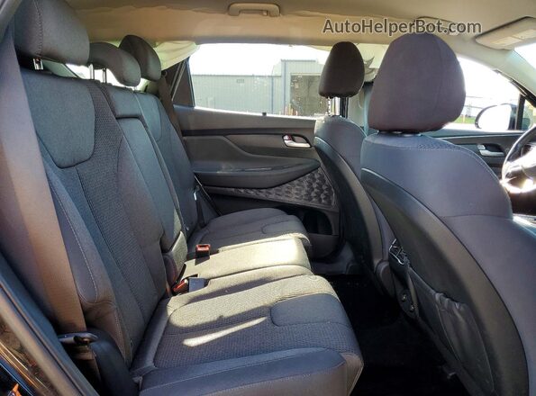 5NMS6DAJ0NH438174 2022 HYUNDAI SANTA Black Вид задніх сидінь