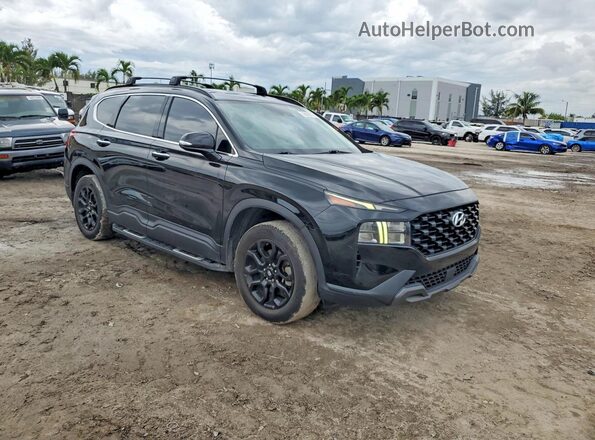 5NMS6DAJ1NH479512 2022 HYUNDAI SANTA Black Delantero derecho