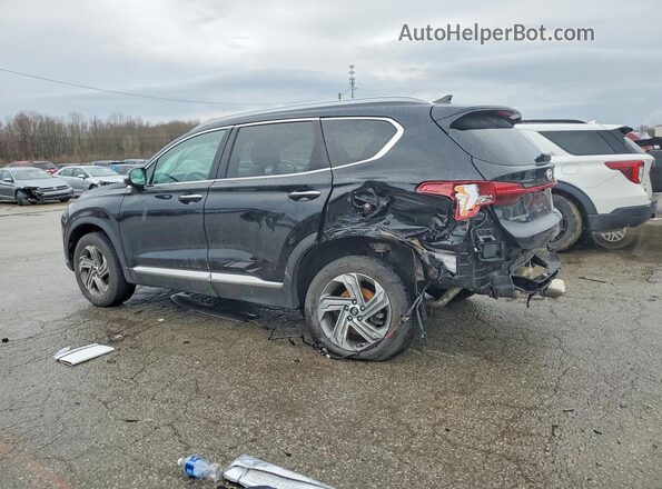 5NMS6DAJ3MH371343 2021 HYUNDAI SANTA Black Հետևի ձախ