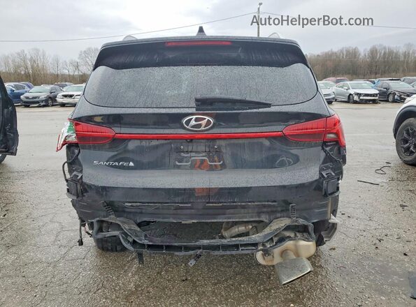 5NMS6DAJ3MH371343 2021 HYUNDAI SANTA Black Հետևի տեսք