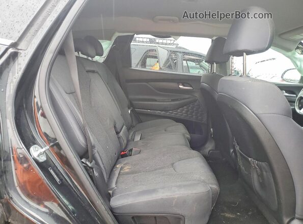 5NMS6DAJ3MH371343 2021 HYUNDAI SANTA Black Սալոնի հետևի տեսք