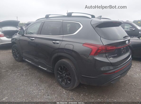 5NMS6DAJ3NH384868 2022 HYUNDAI SANTA FE Gray Trasero izquierdo