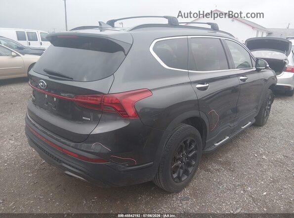 5NMS6DAJ3NH384868 2022 HYUNDAI SANTA FE Gray Trasero derecho