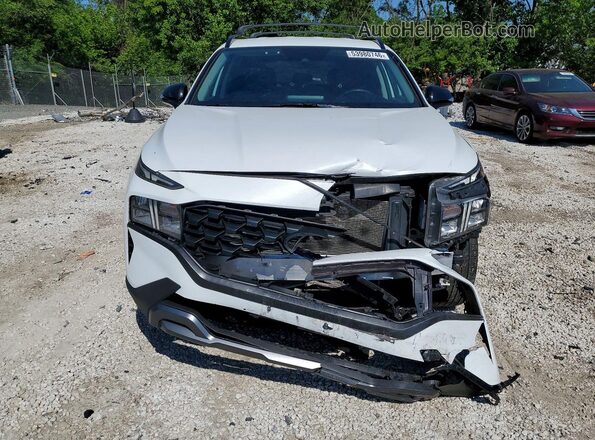 5NMS6DAJ3NH440470 2022 HYUNDAI SANTA White წინა ხედი