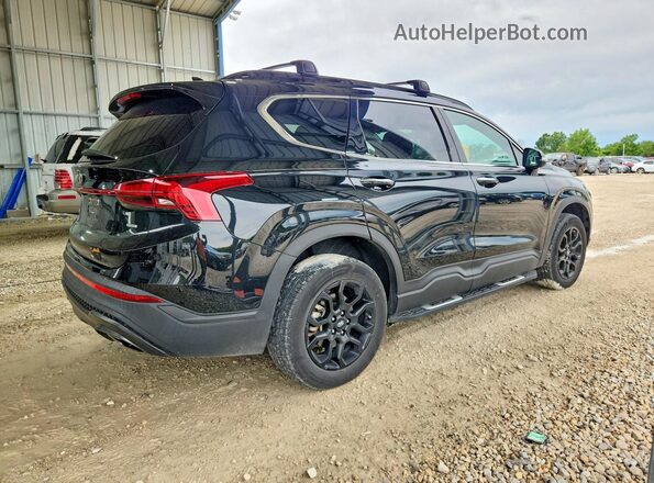 5NMS6DAJ3NH454997 2022 HYUNDAI SANTA Черный Задняя правая четверть