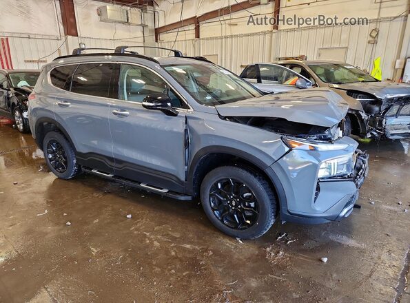 5NMS6DAJ4NH451008 2022 HYUNDAI SANTA Gray Delantero derecho