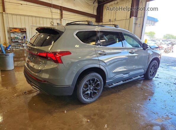 5NMS6DAJ4NH451008 2022 HYUNDAI SANTA Gray Trasero derecho