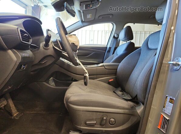 5NMS6DAJ4NH451008 2022 HYUNDAI SANTA Gray Vista interior delantera