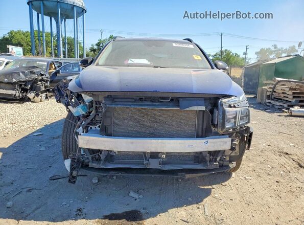 5NMS6DAJ4NH473672 2022 HYUNDAI SANTA Blue Widok z przodu