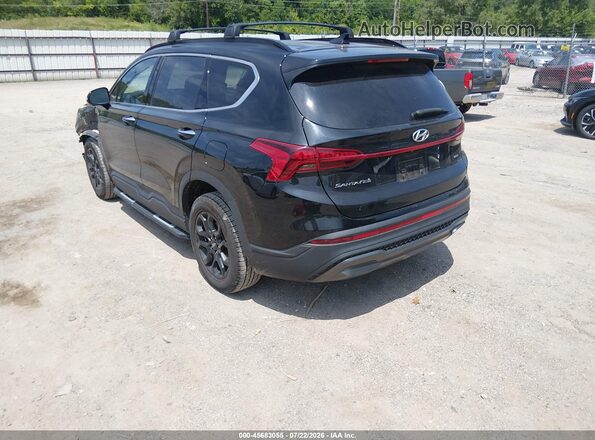 5NMS6DAJ4PH490748 2023 HYUNDAI SANTA FE Black Задня ліва чверть